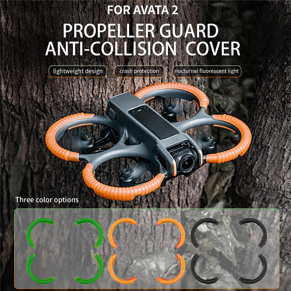 STARTRC 4Pcs Drone Propeller Guard for DJI Avata 2 Anti-collision Protection Rings