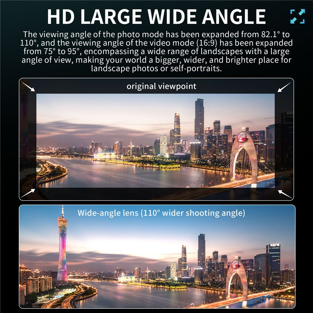 STARTRC 1136999 For DJI Mini 4 Pro RC Drone Lens Wide-Angle Glass Lens Replacement