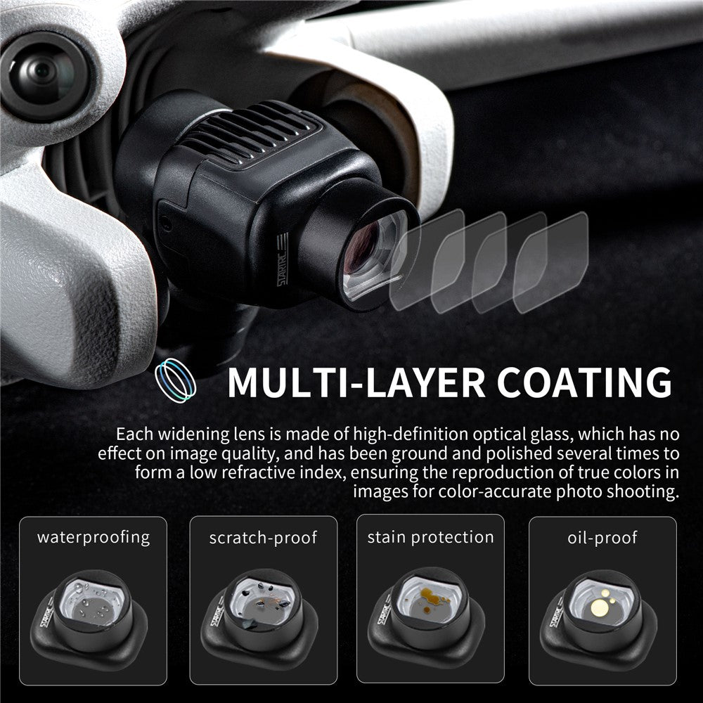 STARTRC 1136999 For DJI Mini 4 Pro RC Drone Lens Wide-Angle Glass Lens Replacement
