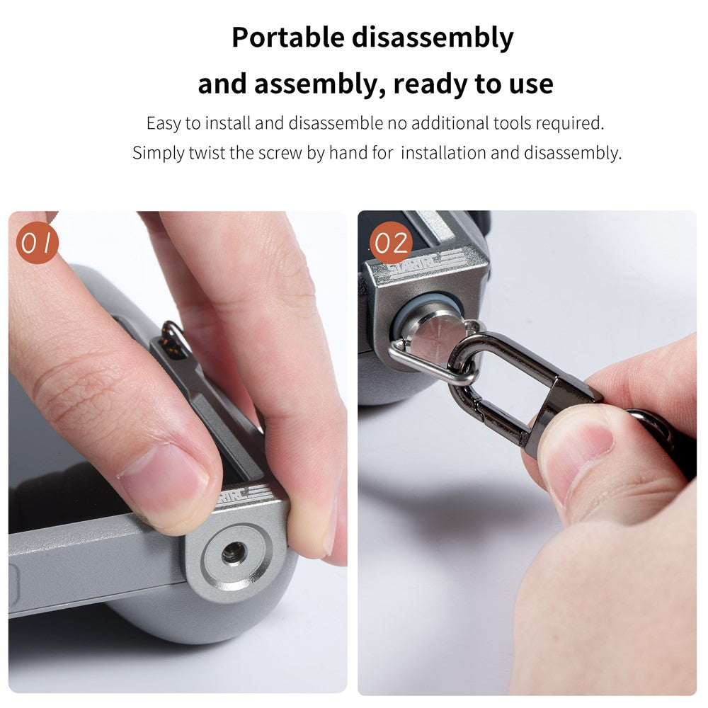 STARTRC 1138511 For DJI RC / RC 2 / RC Pro Remote Control with Screen Self-Balancing Neck Strap with Metal Mounting