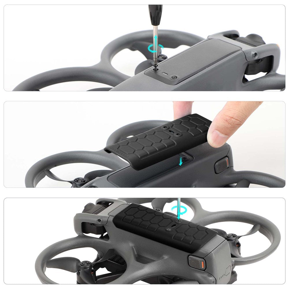 SUNNYLIFE AT2-P821 For DJI Avata 2 RC Drone Backside Protector Plastic Case Cover