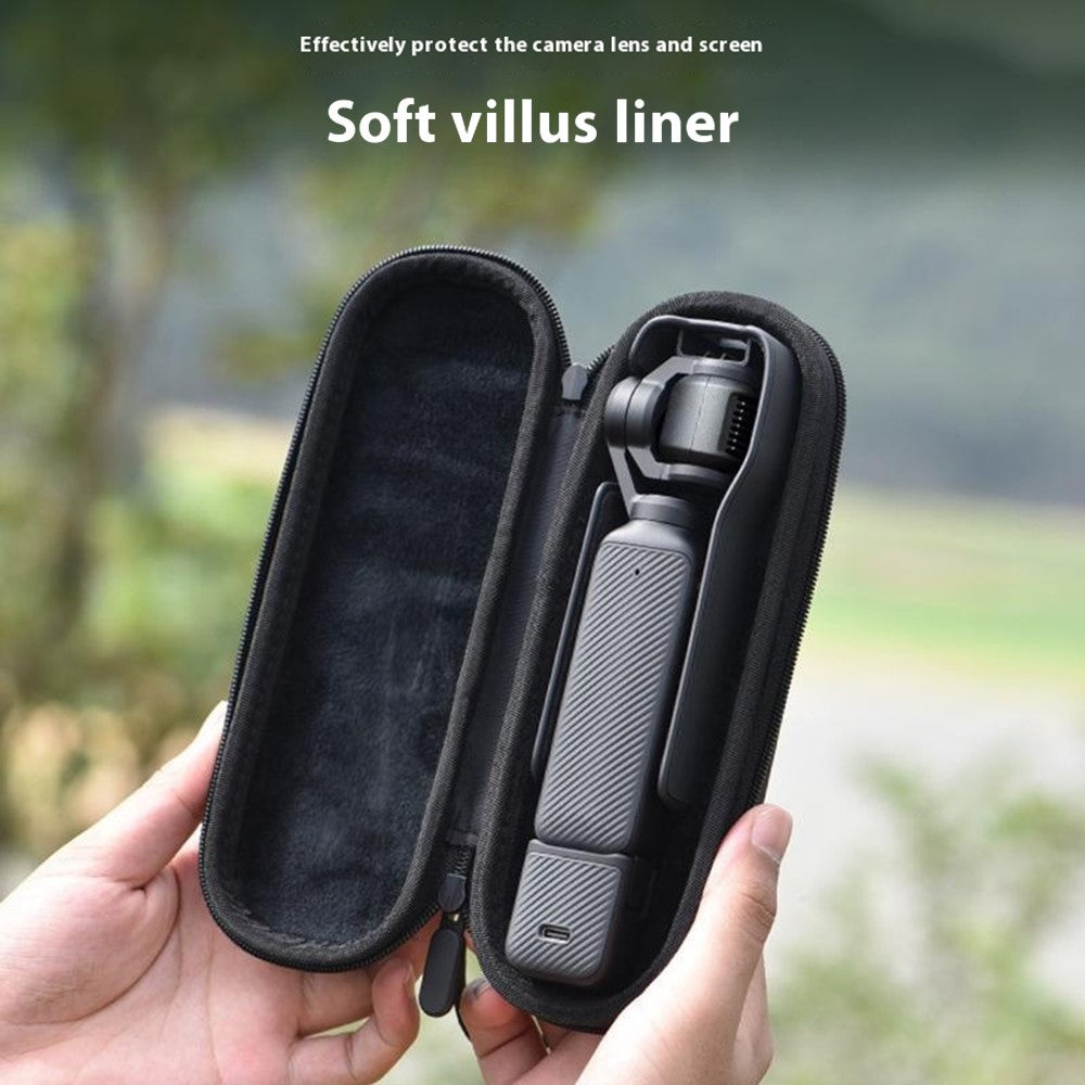BRDRC For DJI Osmo Pocket 3 Carrying Bag PU Leather Portable Storage Case