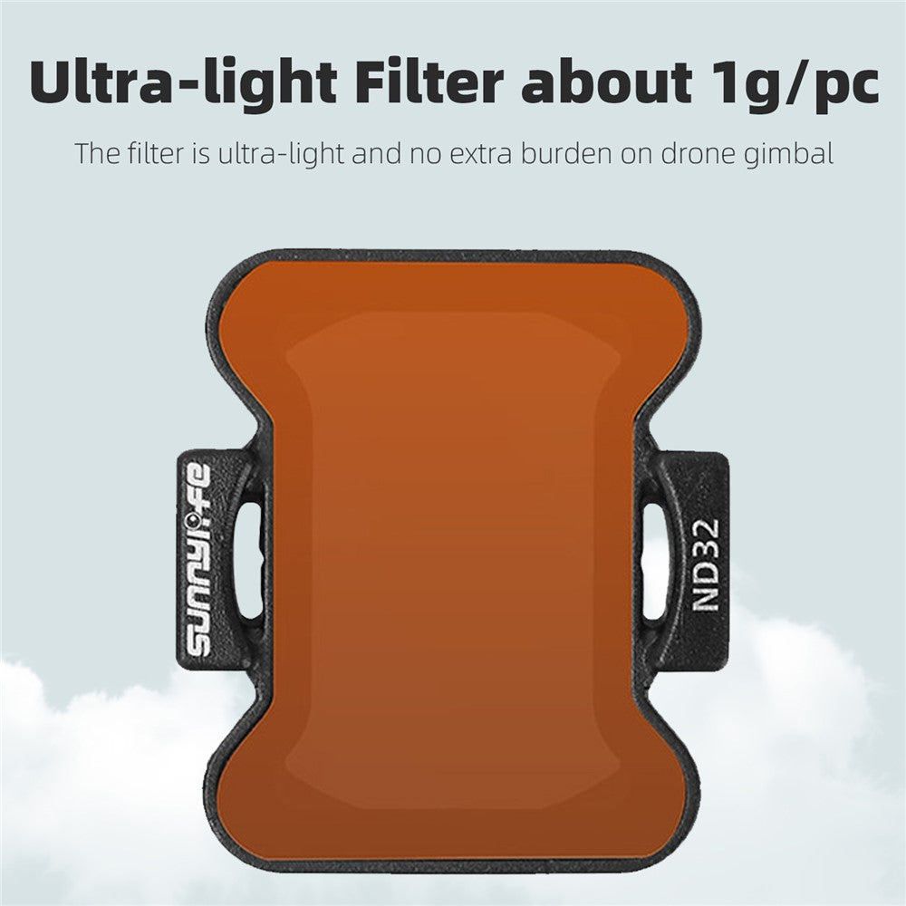 SUNNYLIFE AT2-FI833 4Pcs / Set for DJI Avata 2 Drone ND8+ND16+ND32+ND64 Optical Glass Filters