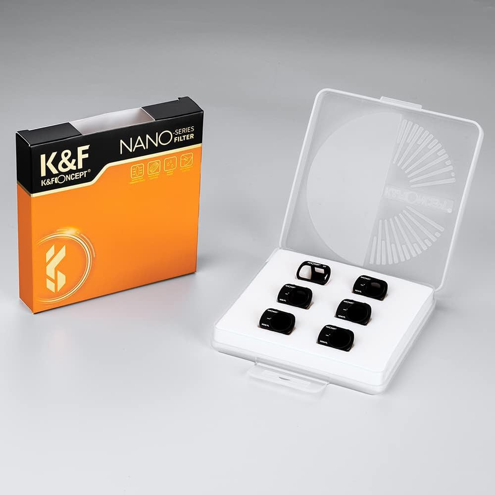 K&F CONCEPT SKU.1932 Multi-Coated UV / ND-PL Polarizer Filter Set for DJI Mavic Mini / Mini 2 / Mini SE / Mini 2 SE AGC Optical Glass Drone Filters