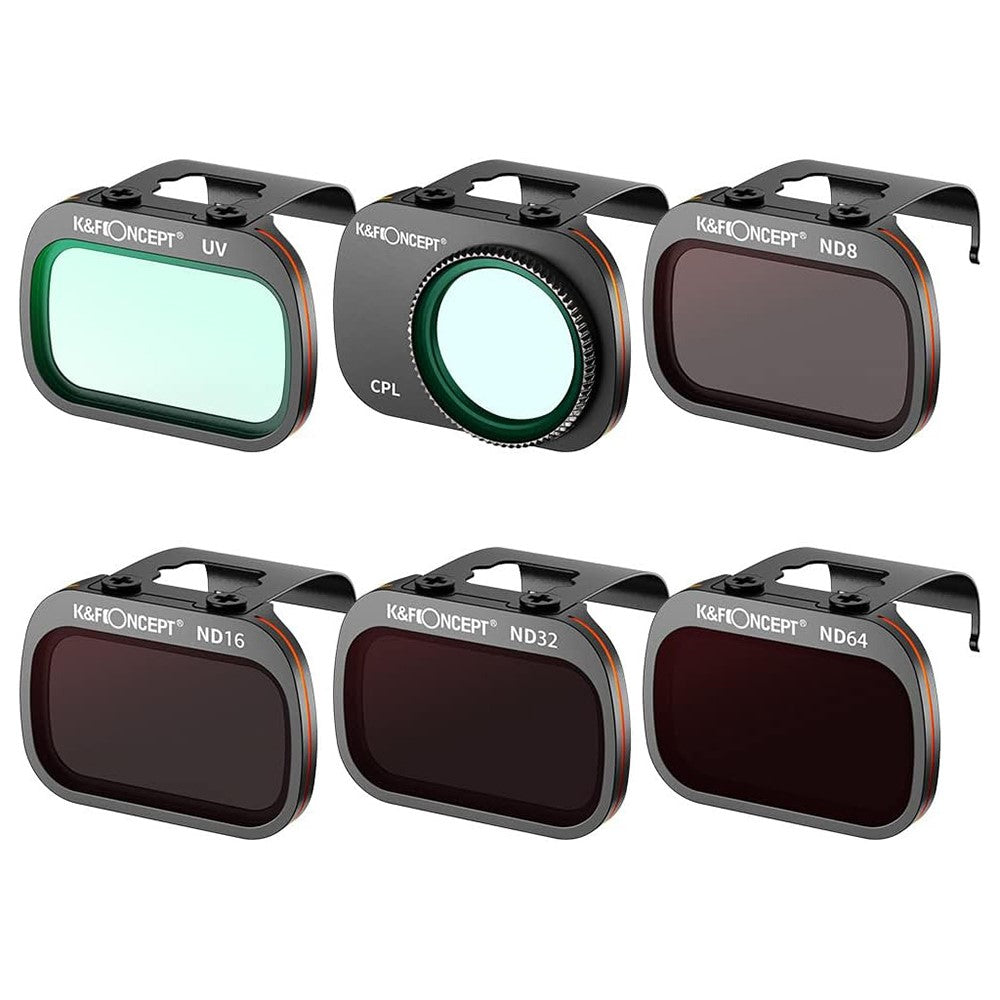 K&F CONCEPT SKU.1904 ND / UV / CPL Filter Kit for DJI Mavic Mini / Mini2 / Mini SE / Mini 2 SE Drone Oilproof AGC Optical Glass Filter