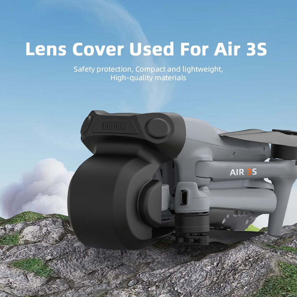 For DJI Air 3S Lens Cover Protective Cap Hard PC Anti Scratch Camera Lens Protector