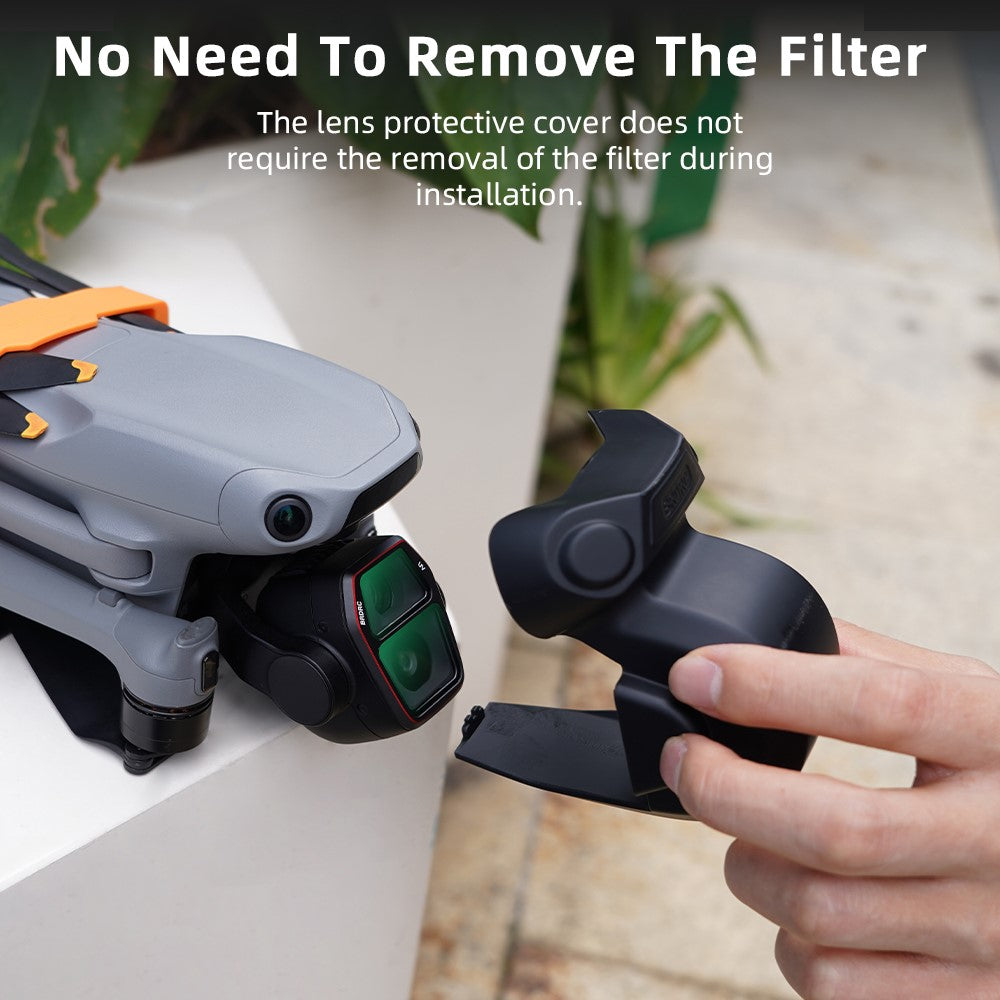 For DJI Air 3S Lens Cover Protective Cap Hard PC Anti Scratch Camera Lens Protector