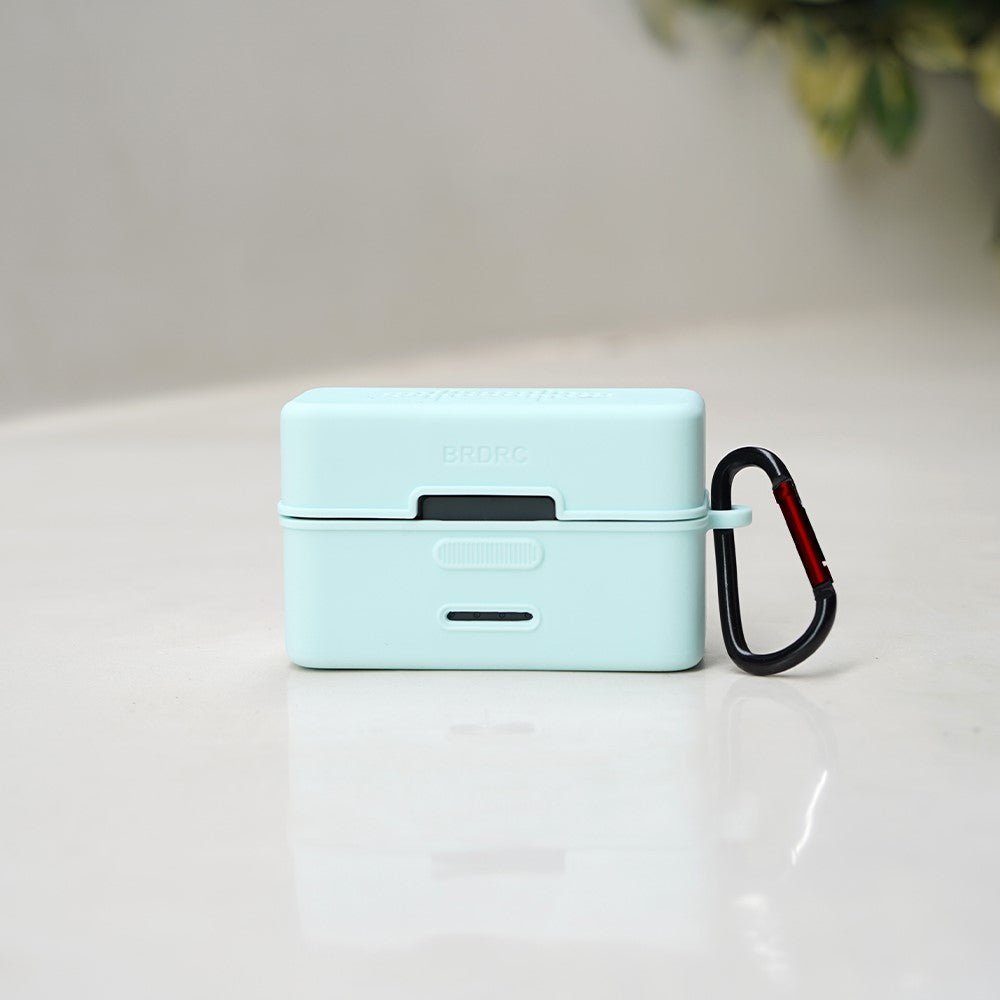 For DJI Mic Mini Charging Case Protective Cover Microphone Silicone Case with Carabiner