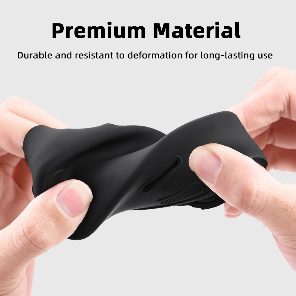 For DJI Mic Mini Charging Case Protective Cover Microphone Silicone Case with Carabiner