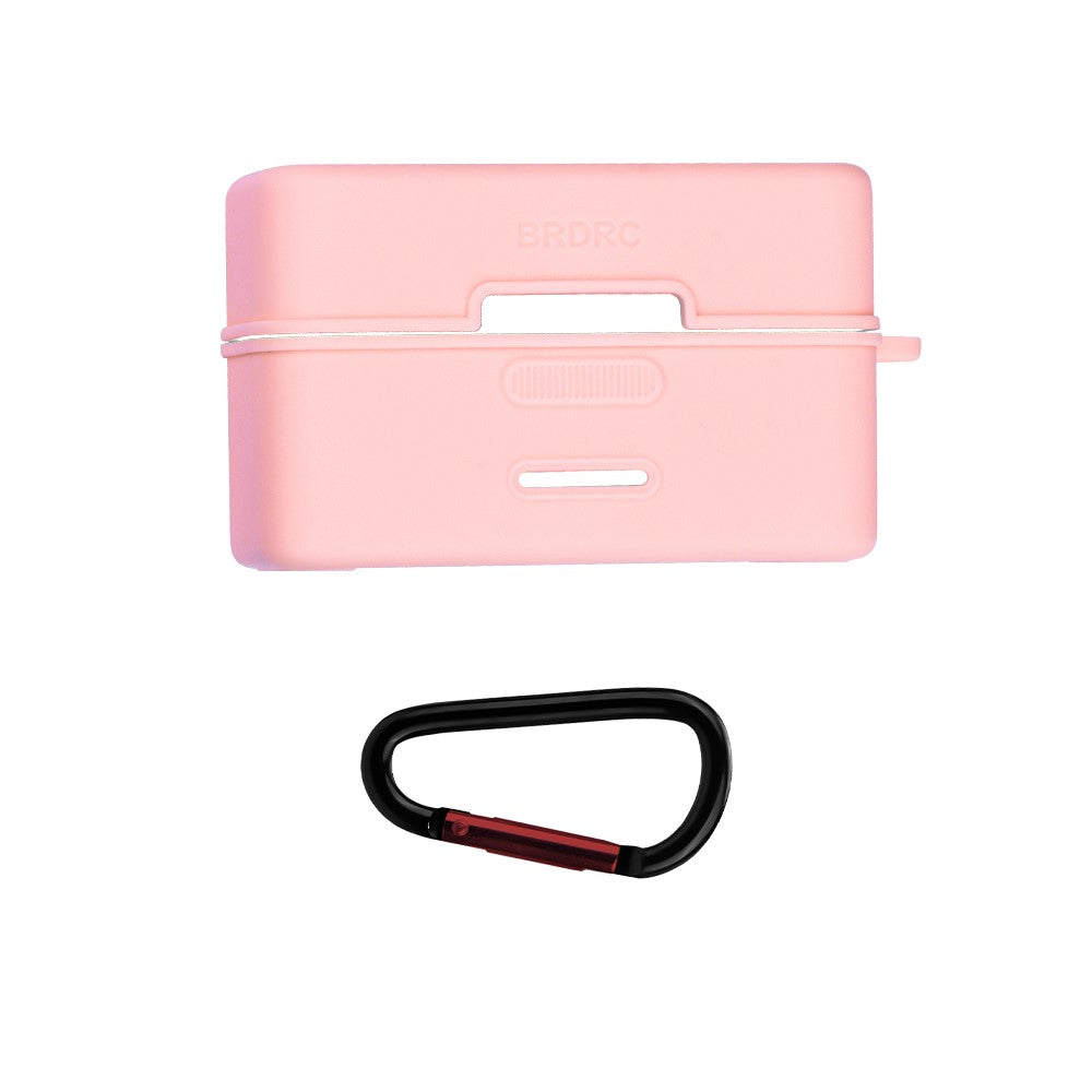 For DJI Mic Mini Charging Case Protective Cover Microphone Silicone Case with Carabiner