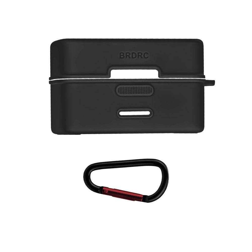 For DJI Mic Mini Charging Case Protective Cover Microphone Silicone Case with Carabiner