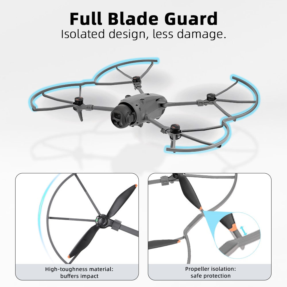 BRDRC 2Pcs For DJI Mavic 4 Pro Propeller Protector Guard PC Anti Collision Propeller Ring