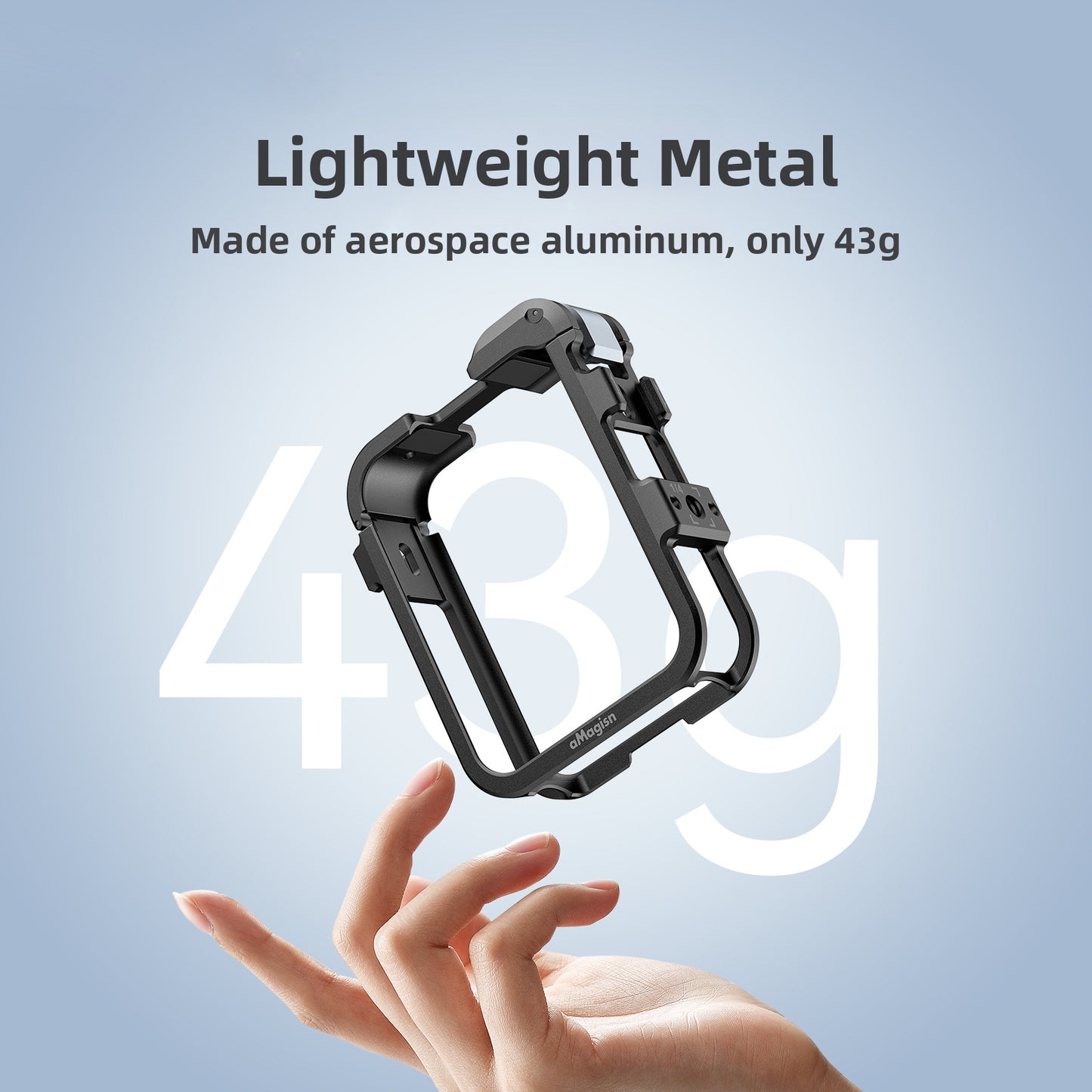AMAGISN For DJI Osmo 360 Camera Metal Cage Protective Frame Professional Protection Quick Release Housing