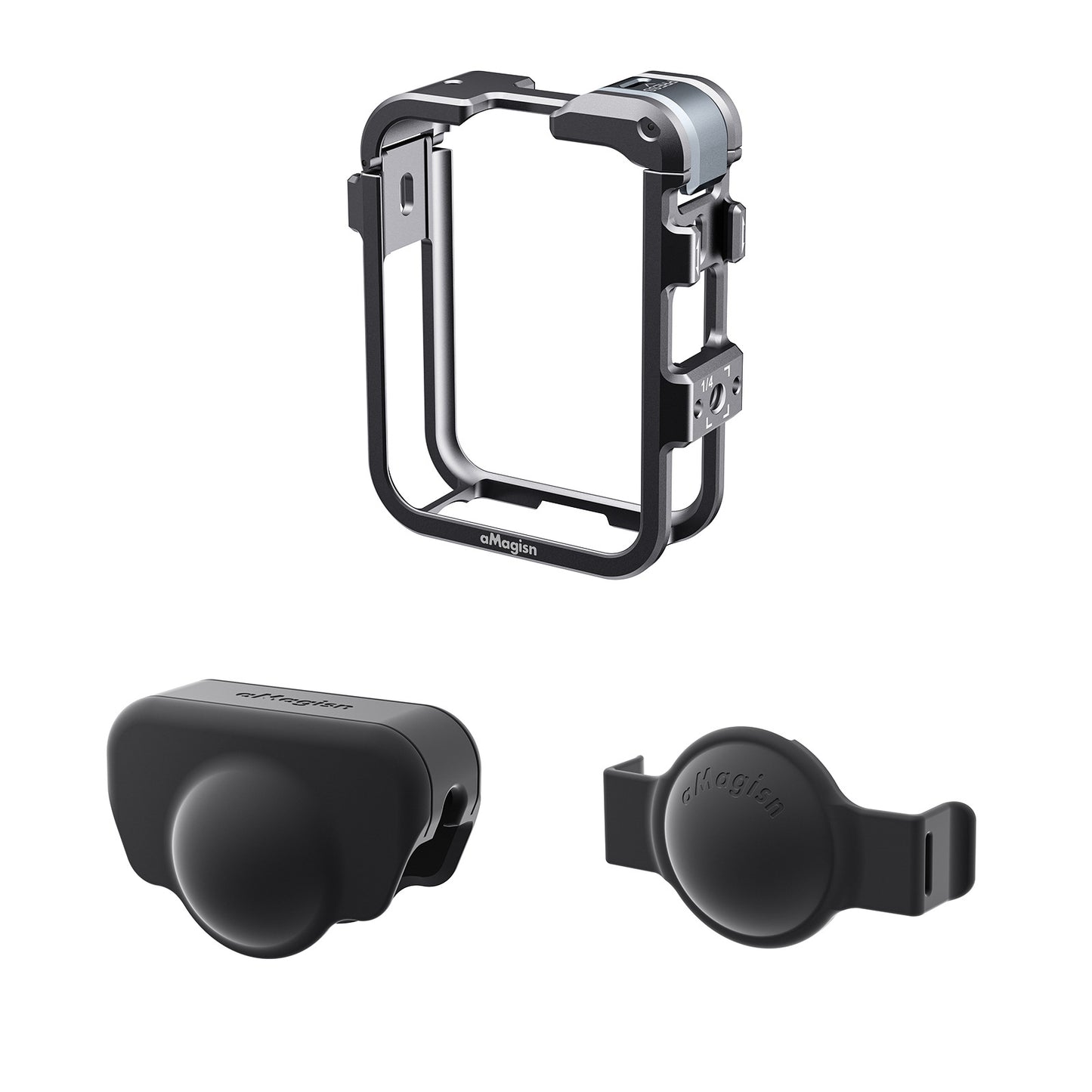 AMAGISN For DJI Osmo 360 Camera Metal Cage Protective Frame Professional Protection Quick Release Housing