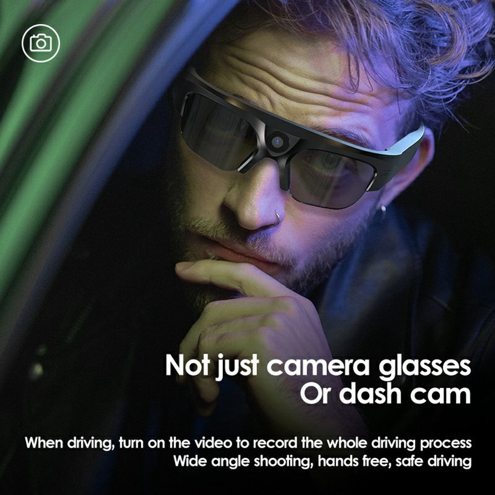 XV17 2K Camera WiFi Bluetooth-compatible Smart Glasses Video Recorder without Memory Card (CE Certified)