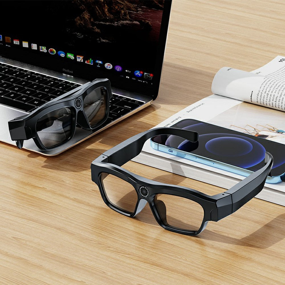 XV18 4K Camera Smart Glasses Bluetooth-compatible Sports Earphone without Memory Card (CE Certified)