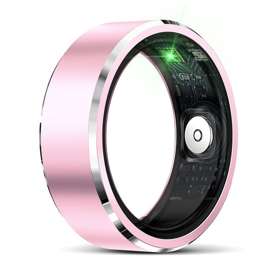 R5 Heart Rate Blood Oxygen Sleep Monitoring Ring Multifunctional Aluminum Alloy Smart Ring, Magnetic Cable Charging