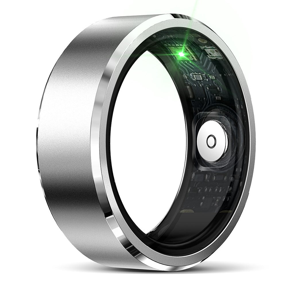 R5 Heart Rate Blood Oxygen Sleep Monitoring Ring Multifunctional Aluminum Alloy Smart Ring, Magnetic Cable Charging