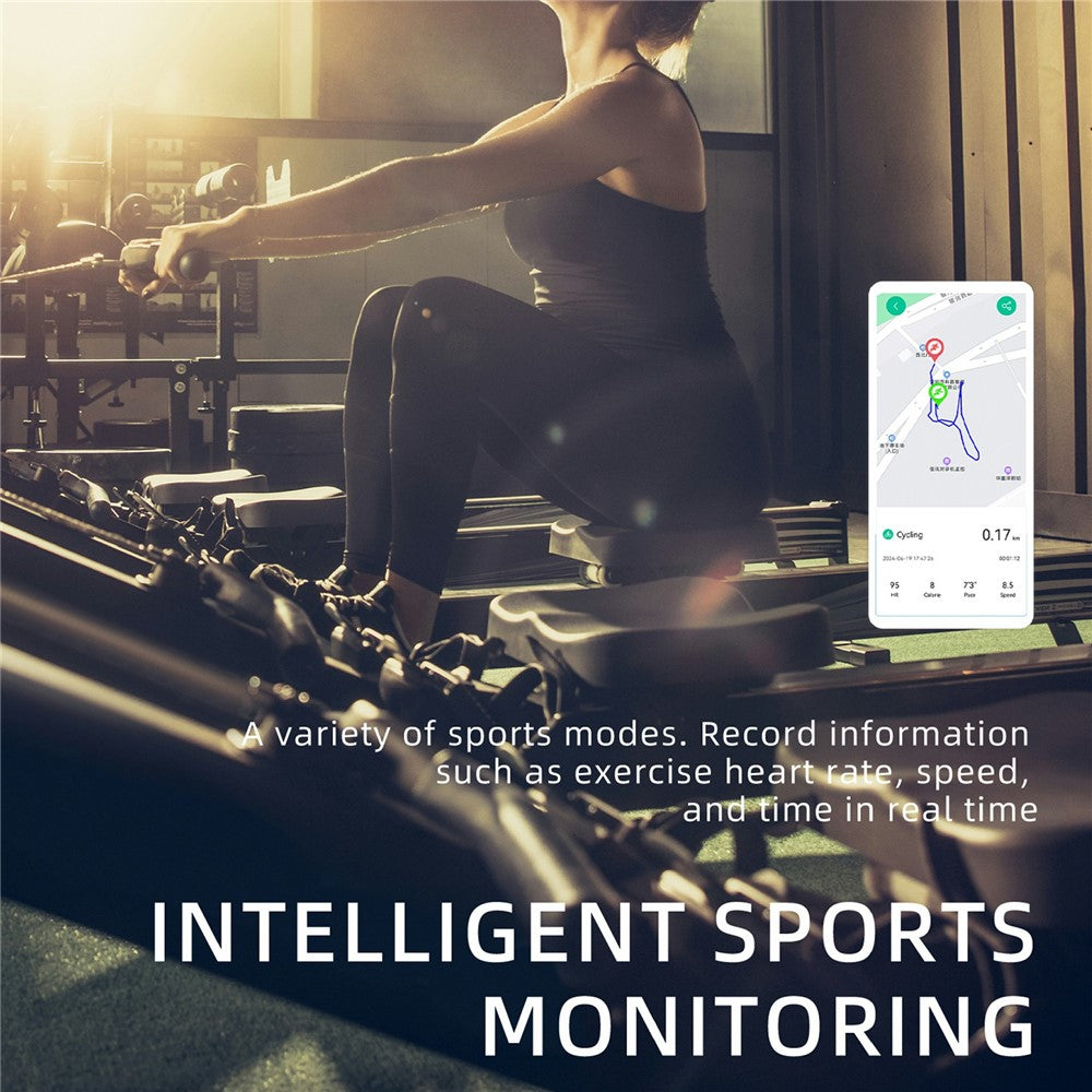 R20 Ceramic+Resin Sleep Heart Rate Health Monitoring Smart Ring with Charging Case