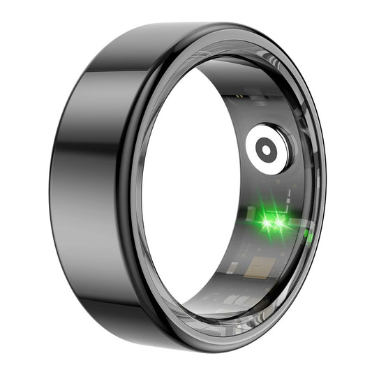 R02 IP68 Waterproof Sleep Tracker Blood Oxygen Heart Rate Monitor Smart Ring with Charging Case