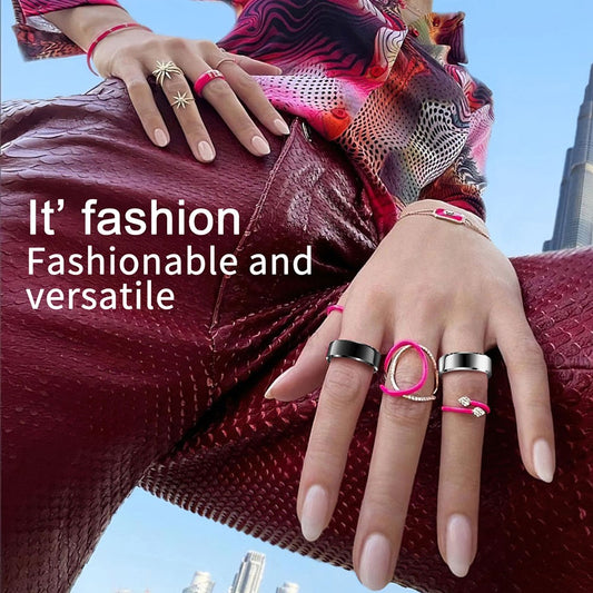 R6 Smart Ring Sleep Tracking Heart Rate Blood Oxygen Monitor Waterproof Bluetooth-Compatible Finger Ring