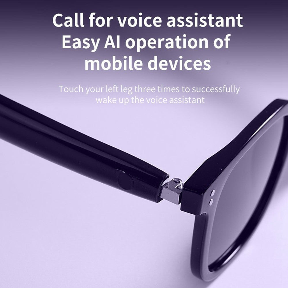 A12 Smart AI Real Time Translation Bluetooth-compatible Glasses Open Ear Music Sunglasses