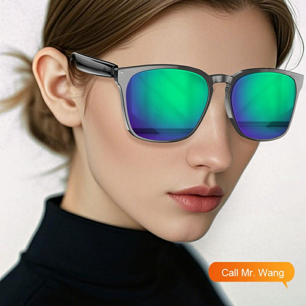 A10 AI Smart Bluetooth-compatible Driving Sunglasses Real Time Translation Multi Language Interpreter