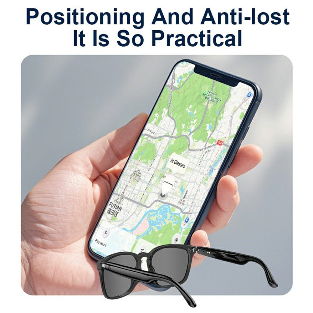 A10 AI Smart Bluetooth-compatible Driving Sunglasses Real Time Translation Multi Language Interpreter