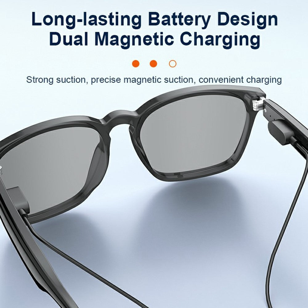 A10 AI Smart Bluetooth-compatible Driving Sunglasses Real Time Translation Multi Language Interpreter