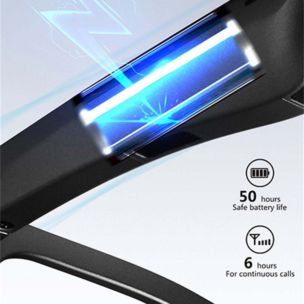 GL1 Real Time Translation Bluetooth-compatible AI Smart Glasses UV Protection Music Sunglasses