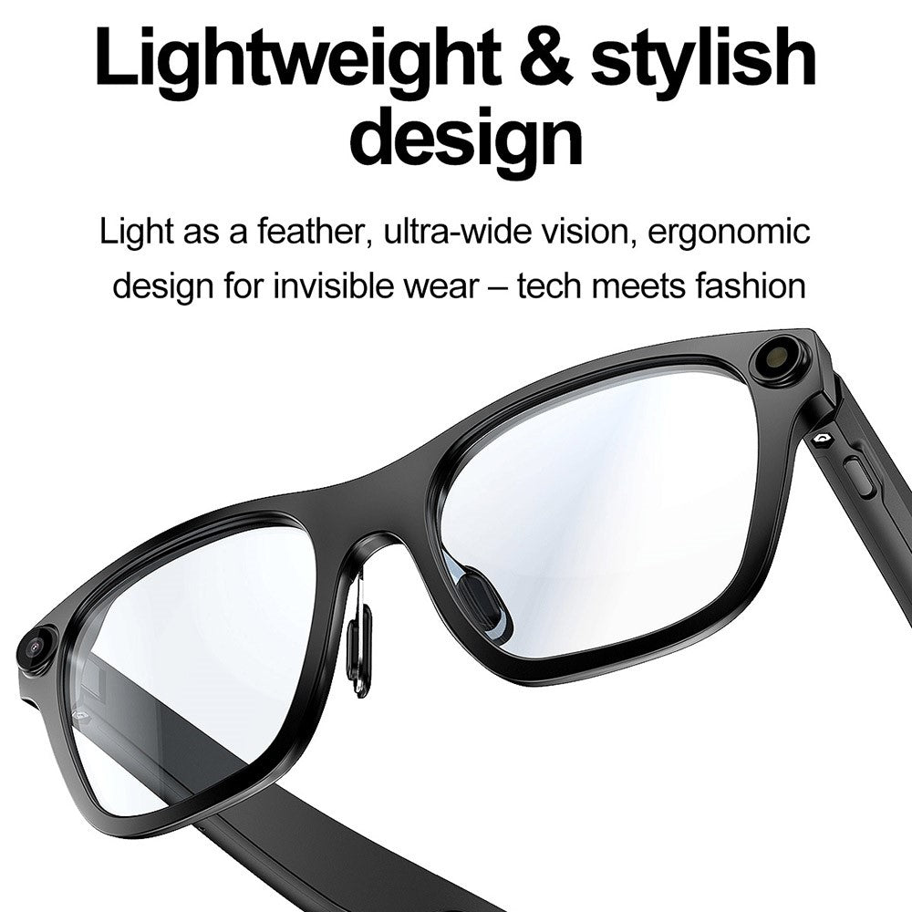 S336 AI Translator Smart Glasses Bluetooth-compatible Calling 5MP Anti Shake Video Recording Cam