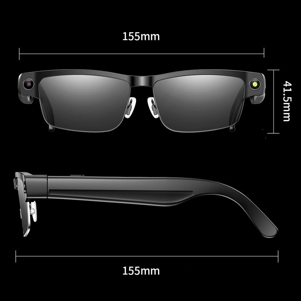 L802 AI Translator Smart Glasses 8MP Anti Shake Camera Video Recording Music Playback Voice Call Eyeglasses