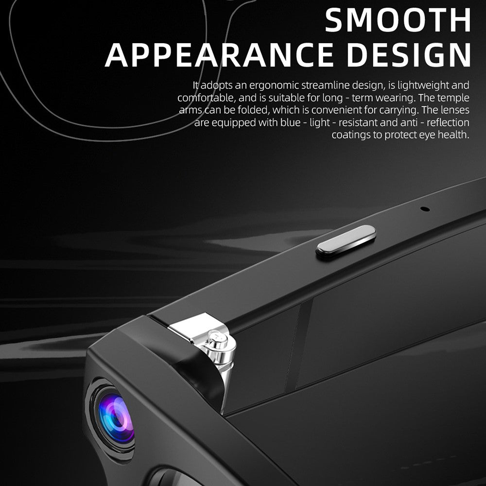 G300 AI Translation Touch Control Smart Glasses with 8MP Camera Image Stabilization Video Recorder