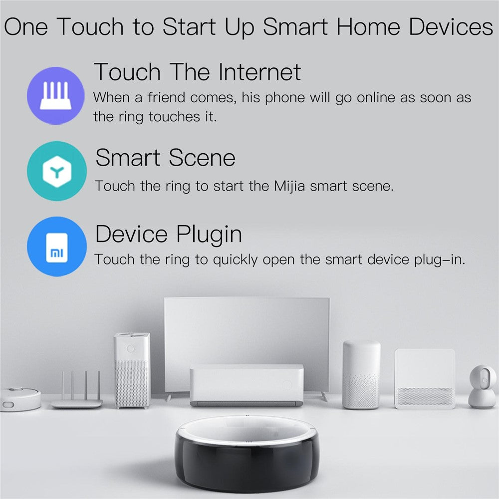 JAKCOM R5 Smart Ring IC / ID / NFC Reader 2 Health Stones Multi-Function Ring