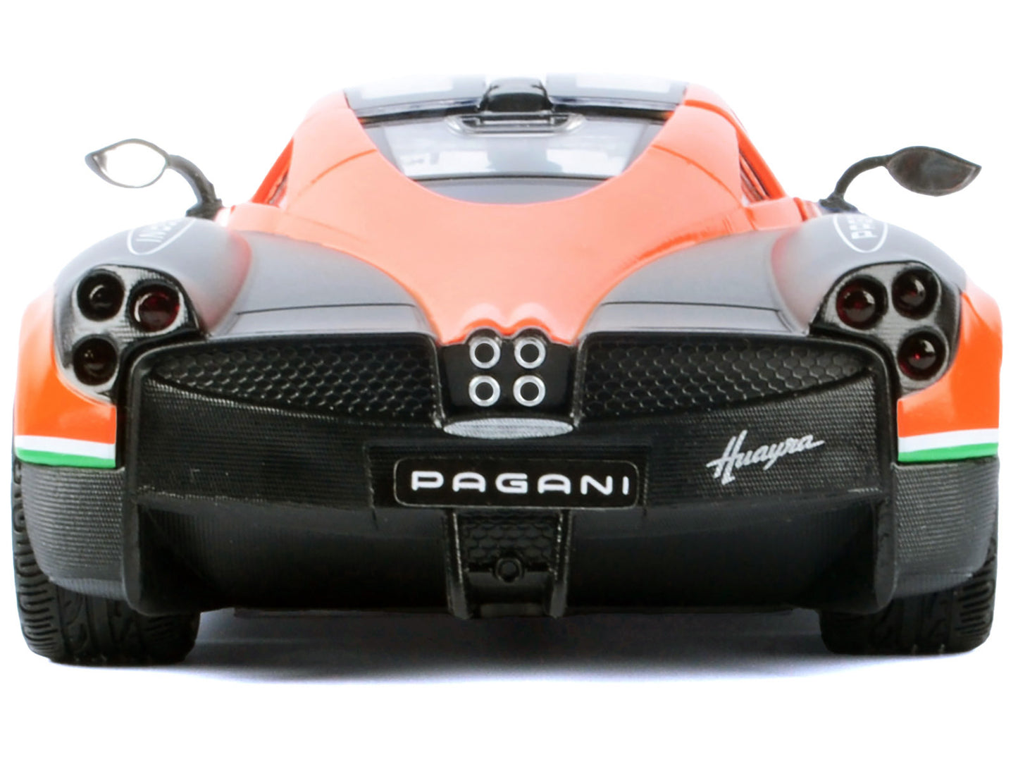 Pagani Huayra #23 Orange and Black with Stripes "GT Racing" Series 1/24 Diecast Model Car by Motormax
