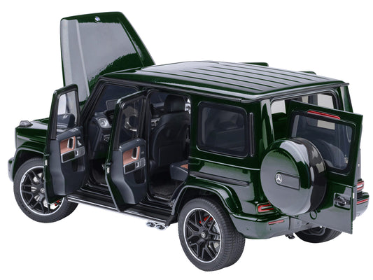 2019 Mercedes-Benz AMG G63 Emerald Green Metallic 1/18 Model Car by Autoart