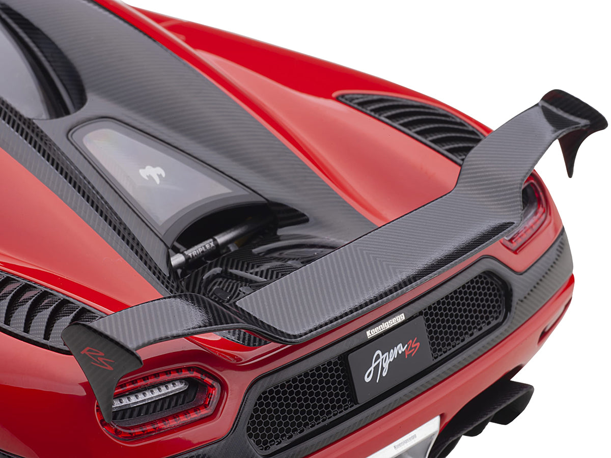 Koenigsegg Agera RS Chili Red with Black Accents 1/18 Model Car by Autoart
