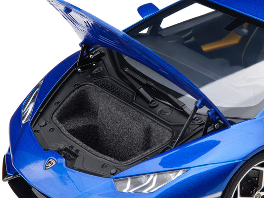 Lamborghini Huracan EVO Blu Nethuns Blue 1/18 Model Car by Autoart