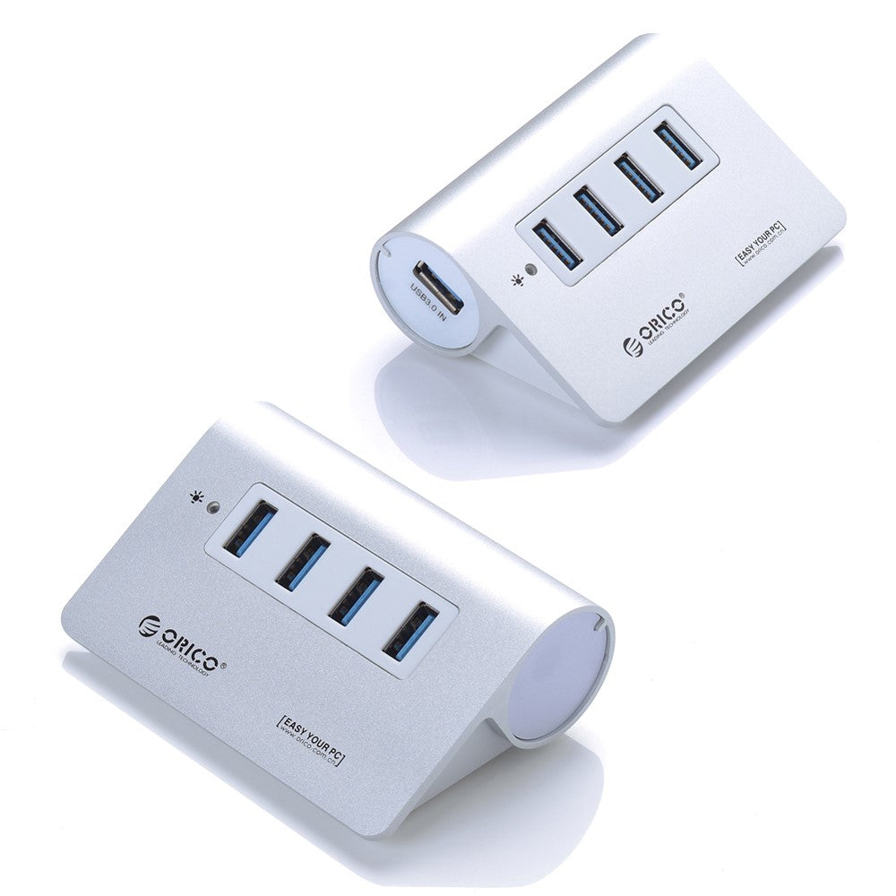 ORICO Multiple protections Plug and Play Aluminum Alloy 4 Ports USB 3.0 Hub (M3H4)
