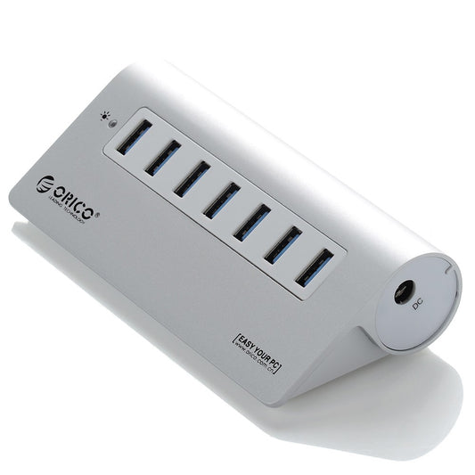 ORICO Aluminum 7 Ports USB 3.0 Hub with USB 3.0 Cable (M3H7)