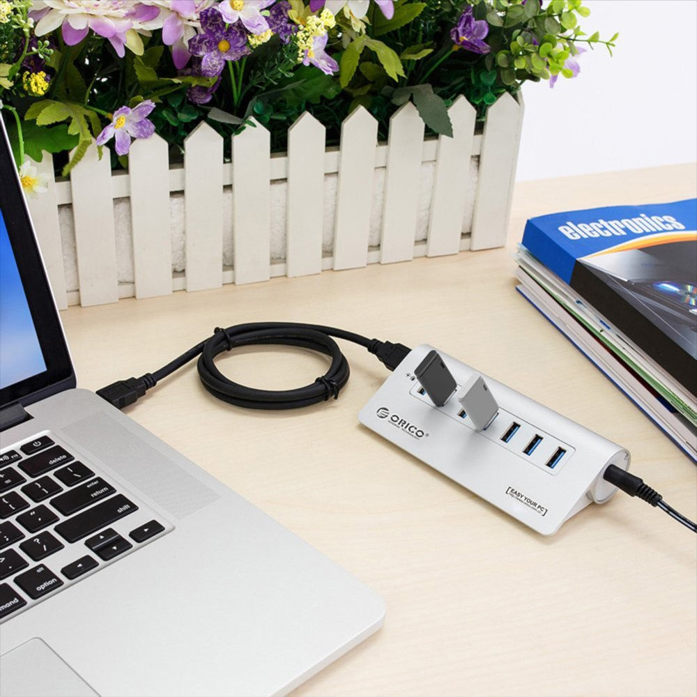 ORICO Aluminum 7 Ports USB 3.0 Hub with USB 3.0 Cable (M3H7)
