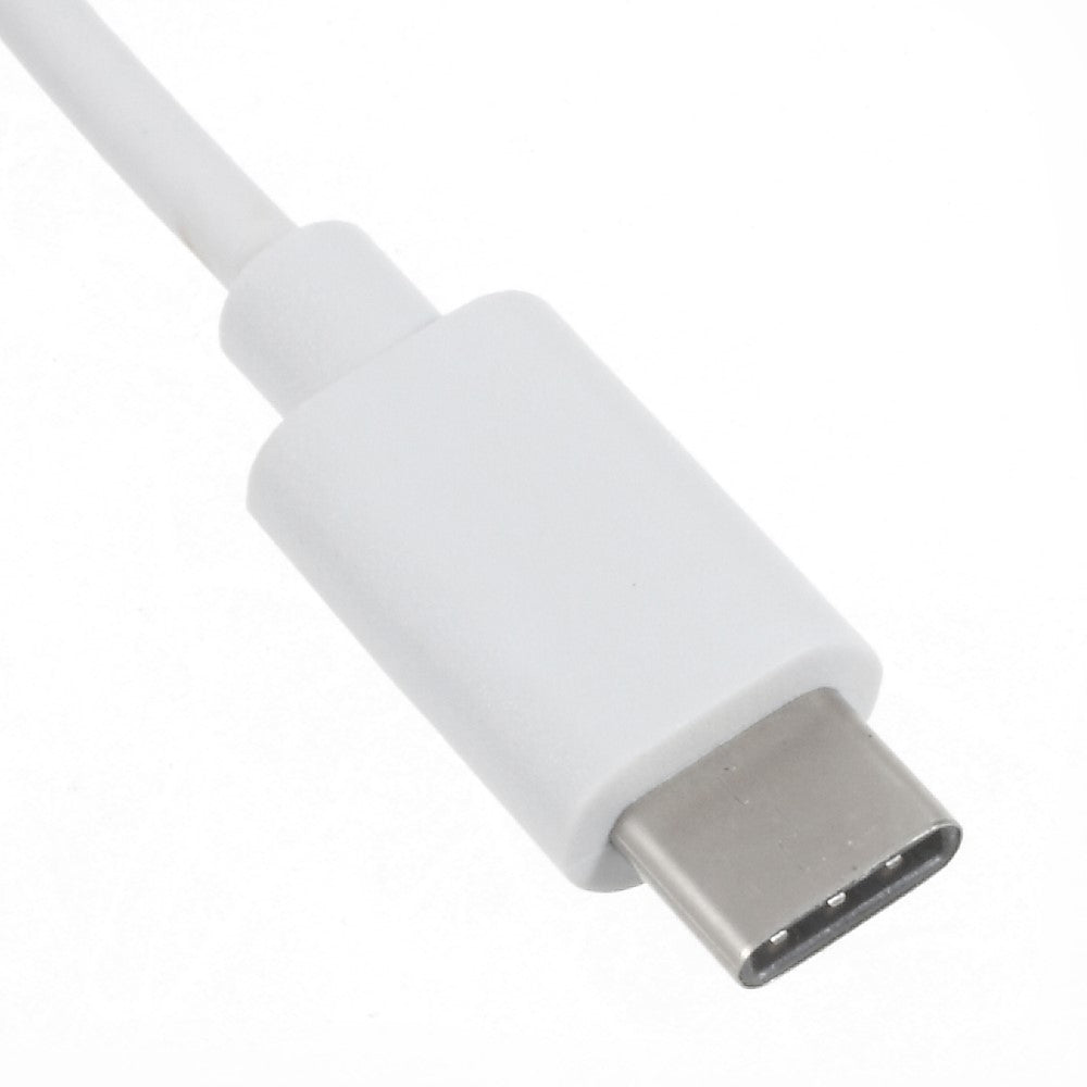 USB 3.1 Type C to 3-Port USB 2.0 Hub with Gigabyte Ethernet Adapter for Apple New MacBook 12-inch