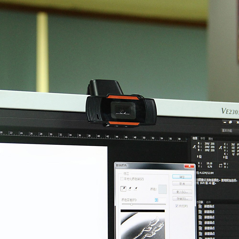 USB 2.0 PC Camera Video Record HD 12.0MP Webcam Web Camera with Mic for Computer Laptop