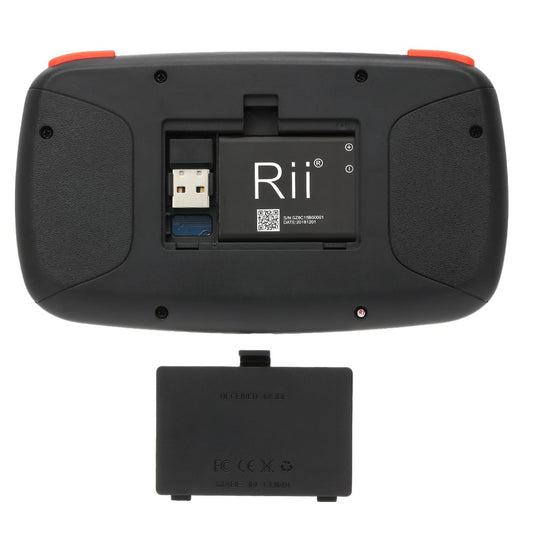 RII I4 Mini Bluetooth-compatible 2.4GHz for Windows Android (English Version) Dual-mode Hand-held Fingerboard Backlit Mouse Touchpad