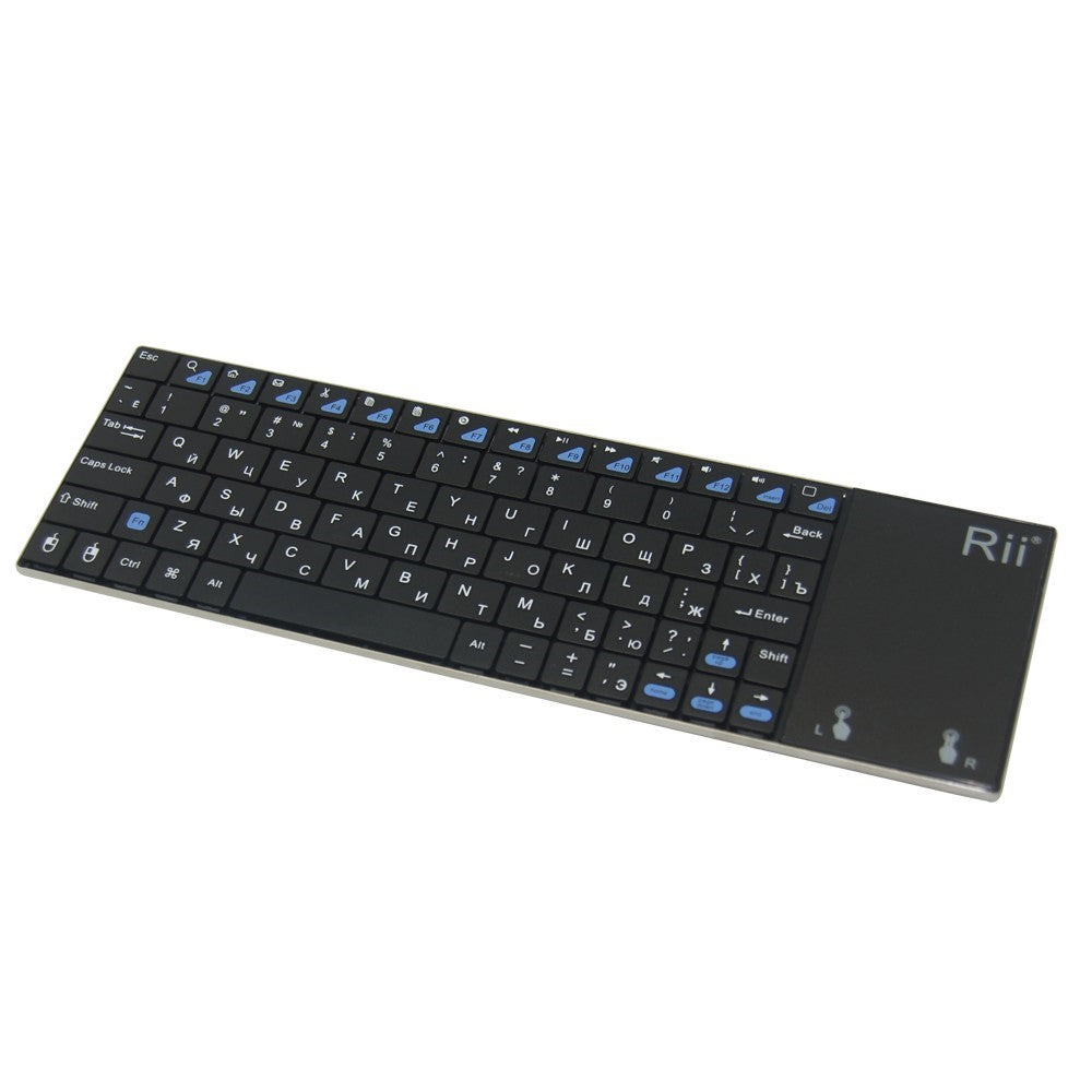 RII Mini K12 2.4GHz Wireless QWERTY Keyboard with Mouse Touchpad (CE/FCC)