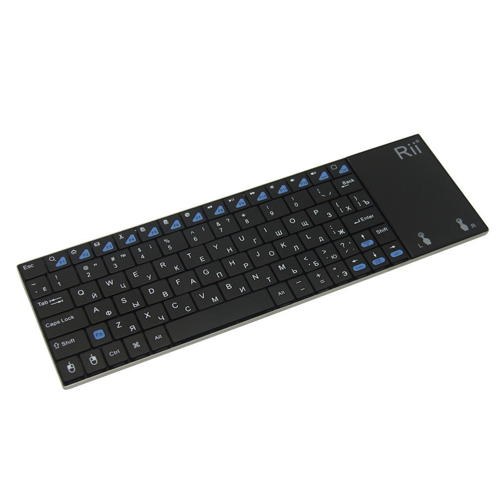 RII Mini K12 2.4GHz Wireless QWERTY Keyboard with Mouse Touchpad (CE/FCC)
