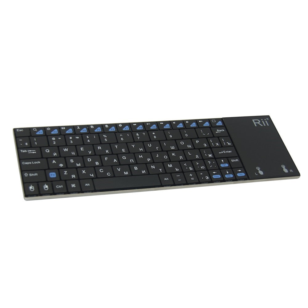 RII Mini K12 2.4GHz Wireless QWERTY Keyboard with Mouse Touchpad (CE/FCC)