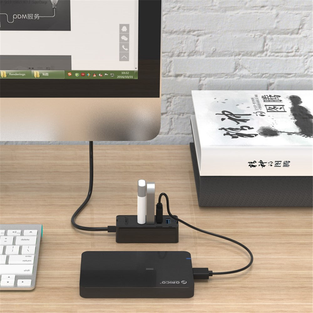 ORICO USB3.0 Desktop 4-Port HUB for Laptop Computer, Cable Length: 100cm