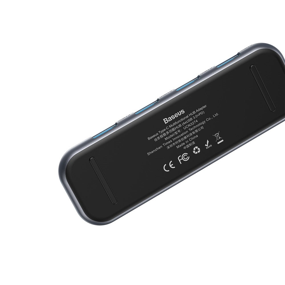 BASEUS Multi-function HUB Type-C to USB3.0*4+PD for Mobile Phone and Computer
