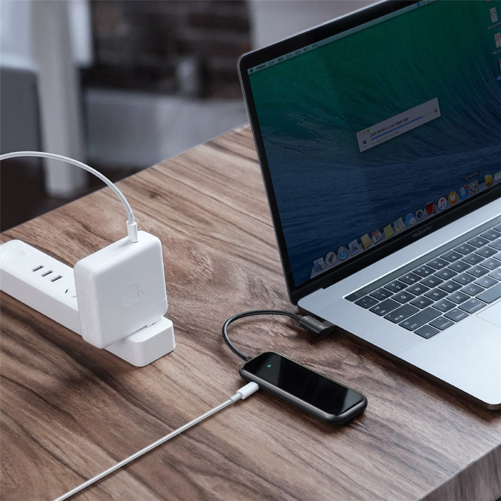 BASEUS Multi-function HUB Type-C to USB3.0*4+PD for Mobile Phone and Computer